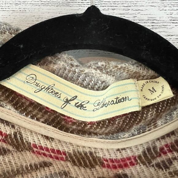 Daughters of the Liberation Aztec Double Breasted Coat Size M - Picture 3 of 10